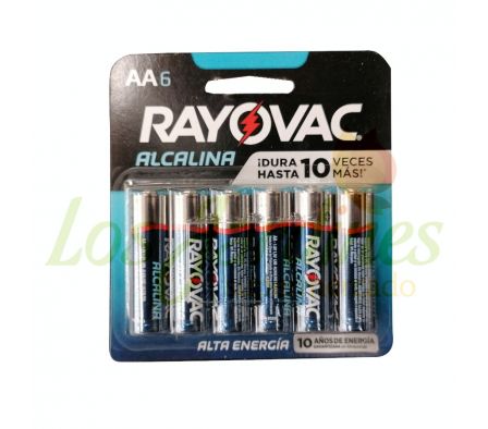 PILA RAYOVAC ALCALINA CHICA AA X 4UN + 2UN