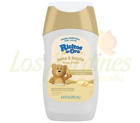 CREMA RICITOS DE ORO AVENA Y VAINILLA 250ML