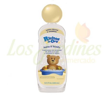 JABON LIQUIDO RICITOS DE ORO AVENA Y VAINILLA 400M