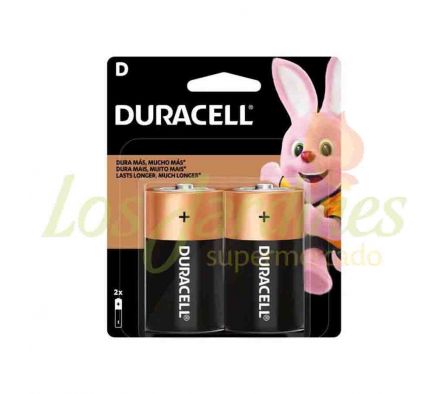 PILA ALCALINA DX2 GRANDE DURACELL