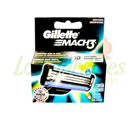 REPUESTO GILLETTE MACH3 4UN