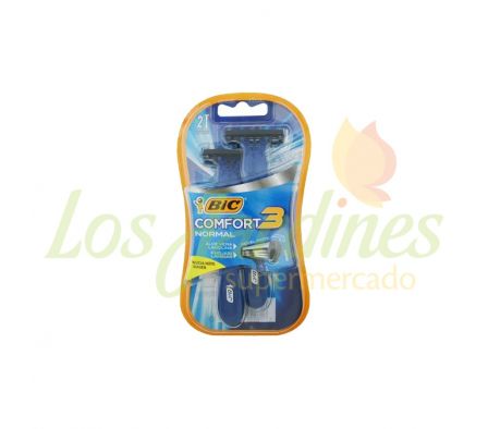 RASURADOR BIC COMFORT 3H NORMAL X 2UN