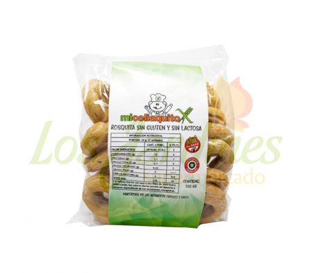 ROSQUITA MI CELIAQUITO SIN GLUTEN/LACTOSA 150G