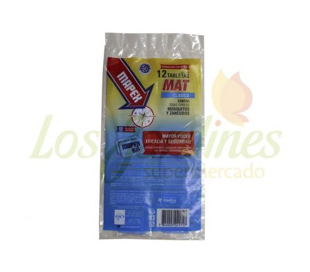 PASTILLA P/MOSQUITO MAPEX MAT 10-