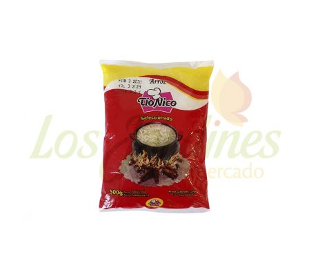 ARROZ TIO NICO LARGO FINO ROJO 500 G