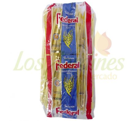 FIDEO TALLARIN AMARILLO FINO FEDERAL 400G