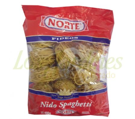 FIDEOS SPAGHETTI NIDO NORTE 400G