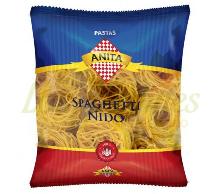 FIDEOS SPAGHETTI NIDO ANITA 400G