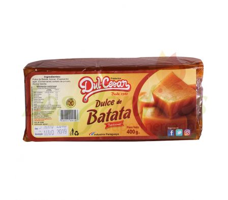 DULCE DE BATATA DULCESAR 400G