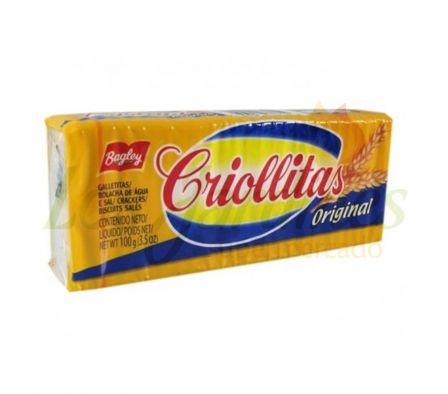 GALLETITA CRIOLLITAS BAGLEY 100 GR.