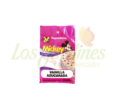 VAINILLA AZUCARADA MICKEY 25G