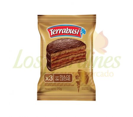 ALFAJOR TRIPLE TERRABUSI 70 GRS