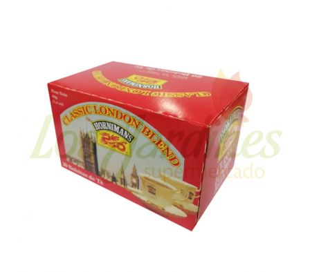 TE NEGRO HORNIMANS 20 SAQUITOS