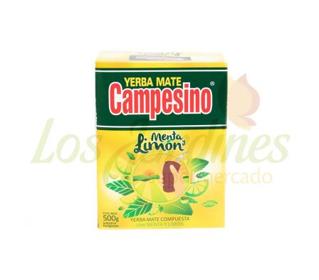YERBA MATE MENTA LIMON CAMPESINO 500G