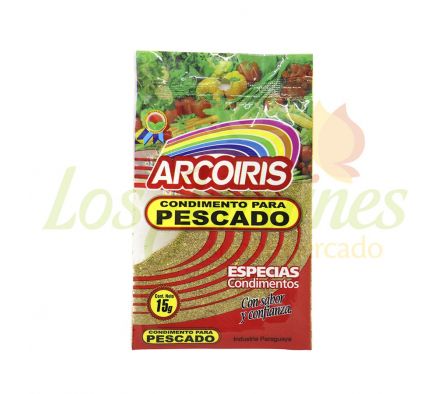 CONDIMENTO P/PESCADO ARCO IRIS 25 GRS