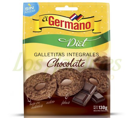 GALLETITA INTEGRAL SIN AZUCAR CHOCOLATE 130 GRS