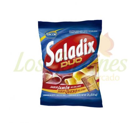 SALADIX DUO JAMON Y QUESO 27 GRS ARCOR