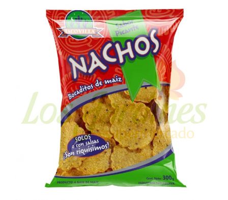 NACHOS TACOVILLA SABOR PICANTE 300G