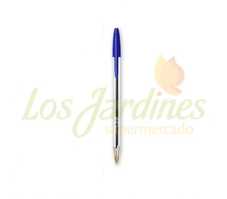 BOLIGRAFO CRISTAL AZUL X UNIDAD BLISTER X 1