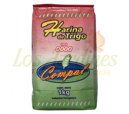 HARINA COMPAL DE TRIGO TIPO 0000 1 K