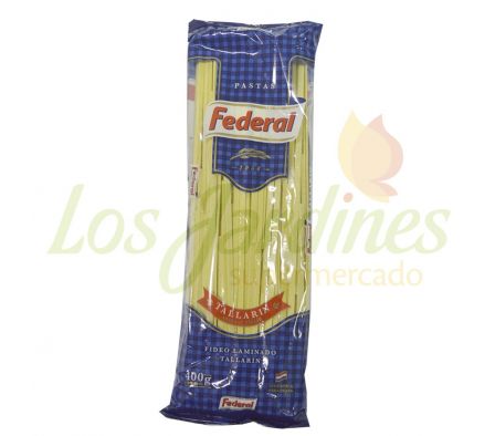 FIDEO TALLARIN AMARILLO GRUESO FEDERAL 400G