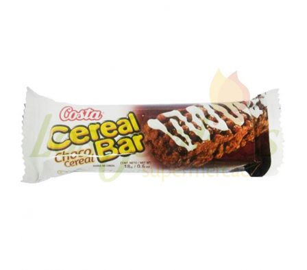 CEREAL BARRA CHOCOLATE COSTA 18 GRS