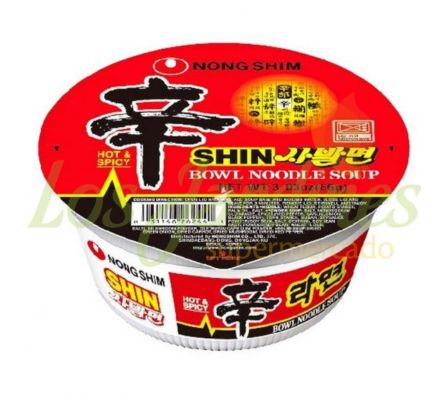 NOODLE BOWL NONGSHIM SHIN SOUP 86G