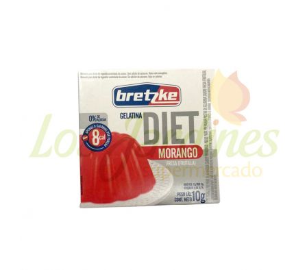 GELATINA BRETZKE DIET FRUTILLA 10 GR