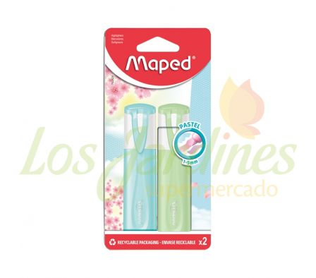 MARCADOR MAPED TEXTO CLASIC PASTEL 2U