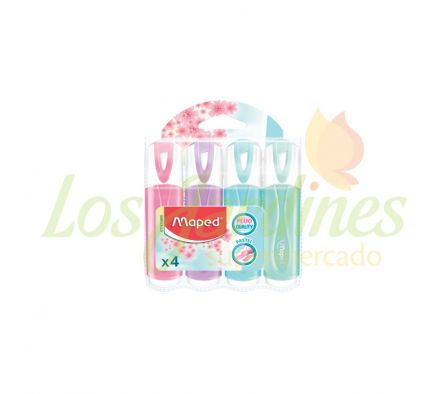 MARCADOR MAPED CLASSIC PASTEL 4UN