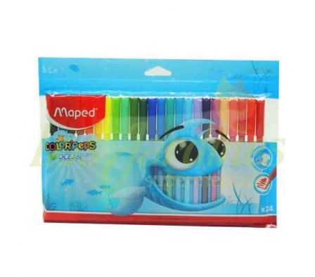 MARCADOR 24 COL.MAPED OCEAN REF.845722