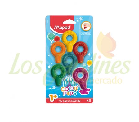 CRAYON MAPED PLASTICA BABY 6U