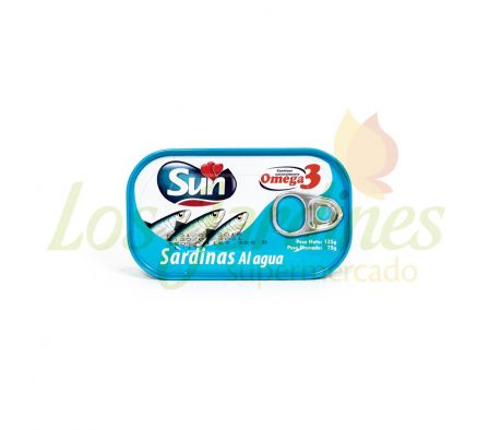 SARDINA AL AGUA SUN 125G