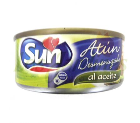 ATUN DESMENUZADO AL ACEITE ABRE FACIL SUN 140G