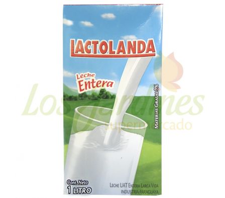 LECHE TETRA ENTERA LACTOLANDA 1 LT.