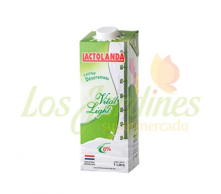 LECHE LACTOLANDA DESCREMADA 1L