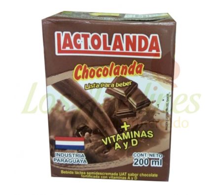 LECHE CHOCOLATADA TETRA LACTOLANDA 200 ML