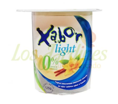 YOGHURT LIGHT VAINILLA XABOR DOÑA ANGELA 125 GRS