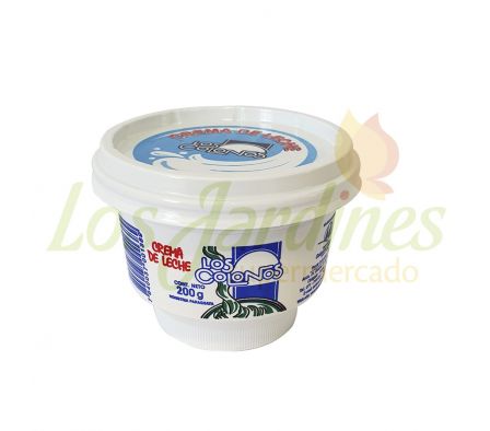 CREMA DE LECHE POTE LOS COLONOS 200 ML