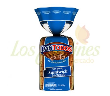 PAN DE SANDWICH LACTEADO PAN TODOS 400G