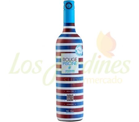 VINO ROUGE PISCINE 750 ML.