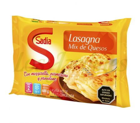 LASAGNA SADIA MIX 4 QUESOS 2 PORCIONES 600G