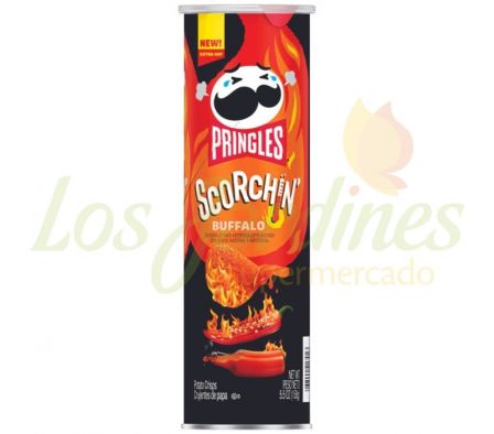 PAPAS FRITAS PRINGLES SCORCHIN BUFFALO 158G
