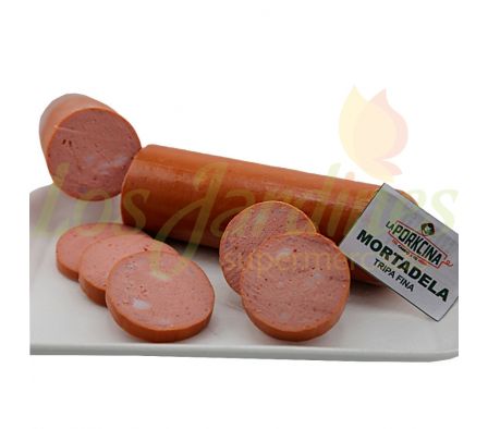 MORTADELA EN TRIPA FINA S/PICANTE LA PORKCINA x K