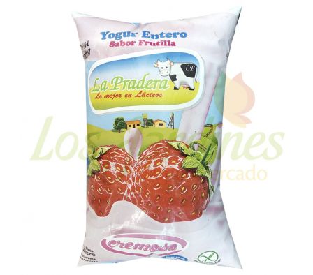 YOGURT LA PRADERA SACHET FRUTILLA 1 LT