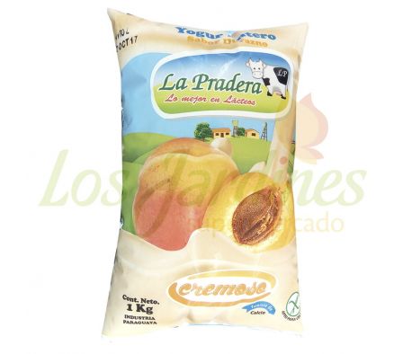 YOGURT LA PRADERA SACHET DURAZNO 1 LT