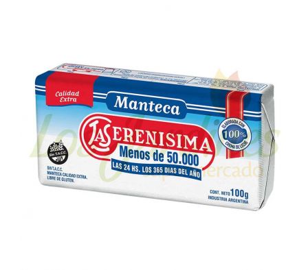 MANTECA LA SERENISIMA 100G