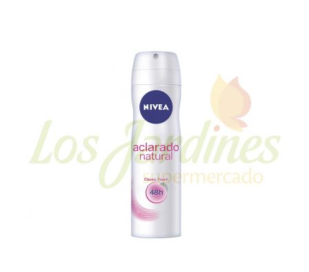 DEO. NIVEA SPRAY ACLARADO NATURAL 150 ML---