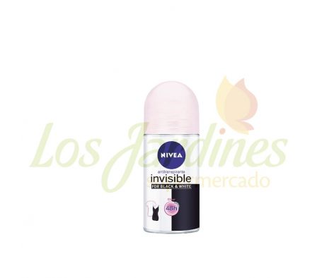 DESOD. NIVEA ROLLON INV.BCO&NEGRO CLR FEM 50 ML--