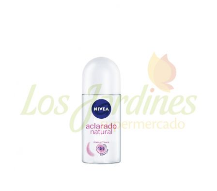 DEO. NIVEA ROLLON ACLARADO NATURAL 50 ML
